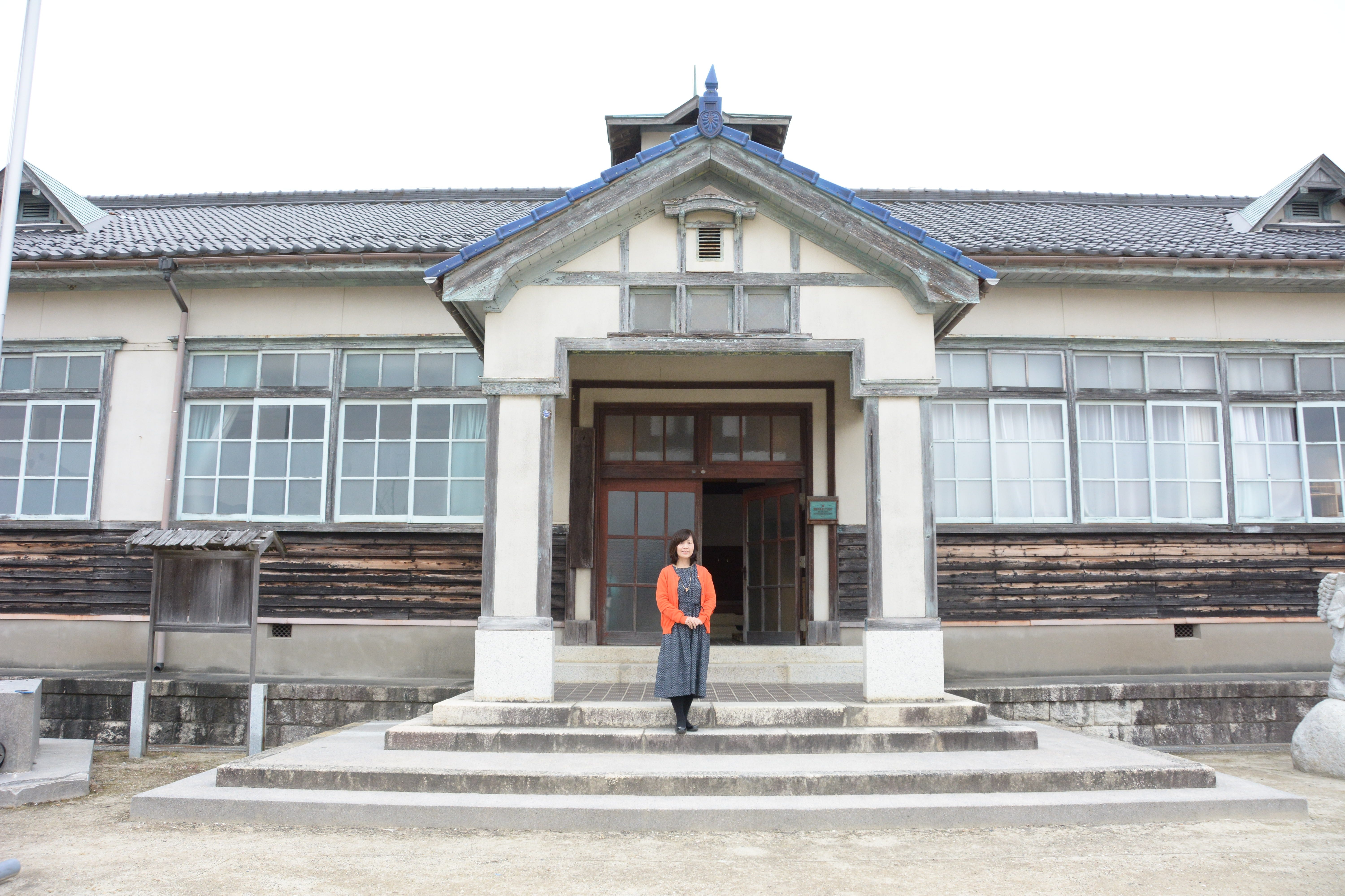 羽場さん　桐林館まえ.JPG